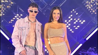 Elettra Lamborghini y Shade cantan Dire Fare Baciare en Battiti Live Otranto [upl. by Ilzel]