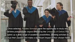 Rhodes Scholarships at Oxford University for International Students Fully Funded 20232024 [upl. by Elay495]