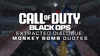 Black Ops 1 amp 2 Zombies  Monkey Bomb Quotes [upl. by Esetal]