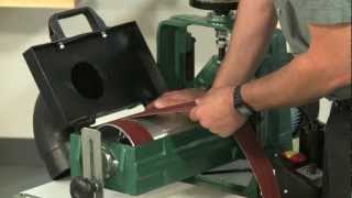 How To Install Sandpaper on the G0716 Drum Sander [upl. by Bettencourt621]