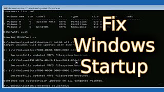 How to Fix Startup Repair in Windows 10  System Reserved [upl. by Luwana]