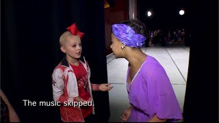 Dance Moms  Nias Music Skips During her National Solo [upl. by Olympium631]