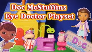 Unboxing the Doc McStuffins Eye Doctor Play Set with Hallie [upl. by Alexia914]