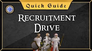 Quick Guide Recruitment Drive [upl. by Eelrebmik]