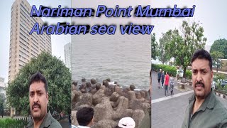 Nariman Point Mumbai  Nariman Point is one of the tourist attractions of Mumbai  Arabian sea view [upl. by Arocahs]