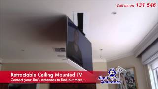 Retractable Ceiling Mounted TV [upl. by Ennaecarg251]