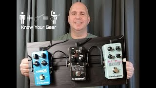 TC Quintessance Dark Matter amp Flashback II Pedal Combo [upl. by Aneez]