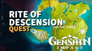 Rite of Descension Genshin Impact Quest [upl. by Alekehs376]