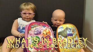 Whats In My Reborn Toddlers Backpacks [upl. by Harrie]