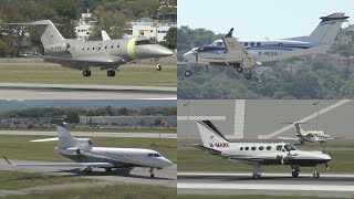 Bizjets  Spotting at Cannes  5th September 2023 4K [upl. by Dasa557]