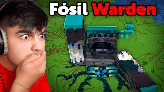 Exploré el Fósil del Warden en Minecraft que es Real [upl. by Cleodal]