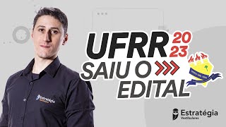 UFRR 2023  Saiu o edital [upl. by Aled803]