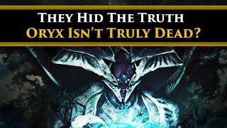 Destiny 2 Lore  Oryx isnt as dead as you think he is Ghosts of the Deep tells us why [upl. by Faustus]