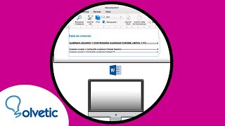 ✔️ Cómo HACER un INDICE en WORD MAC  TABLA de CONTENIDO [upl. by Eniawed]