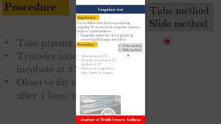 Coagulase test  Microbiology  by Imran Yaseen [upl. by Leirza]