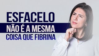 PARE DE CHAMAR ESFACELO DE FIBRINA Entenda agora a diferença [upl. by Akienat]