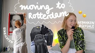 UMZUG NACH ROTTERDAM 📦 ankommen und einrichten startschwierigkeiten amp all the feelings 🥲 [upl. by Basia]