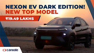 Tata Nexon EV Dark Edition Review  New Black Colour Looks Mean [upl. by Alyac]