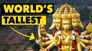 HANUMAN Panchamukhi Statue Worlds Tallest Must visit place around Bangalore  Akshay Joshi Films [upl. by Yltneb]