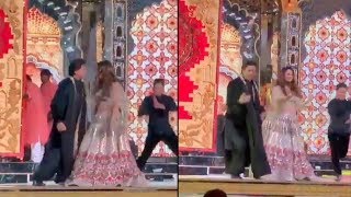 Shah Rukh Khan And Gauri Khans Crazy Dance On Delhi Wali Girlfriend At Isha Ambani Sangeet [upl. by Filipe]