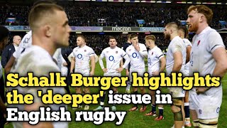 Schalk Burger highlights the deeper issue in English rugby [upl. by Dwinnell539]