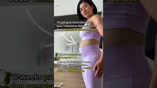 Transverse Abdominis TVA your Natural Corset  Pregnancy [upl. by Dallon]