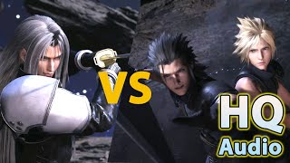 The Three SOLDIERs  Zack amp Cloud VS Sephiroth Battle Music Theme Extended FFVII Rebirth OST [upl. by Alvy]