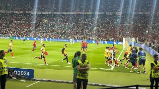 Spain Insane Reactions to Oyarzabal 21 Goal vs England EURO Final [upl. by Ayerf]