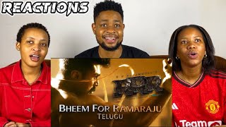 African Friends Reacts To Bheem For Ramaraju  Ramaraju Intro  RRRTelugu  NTR Ram Charan Ajay [upl. by Doowron]