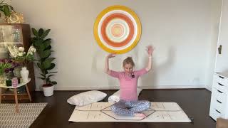 Pillow yoga  45 minute slow flow yoga class with pillow support [upl. by Ednargel]