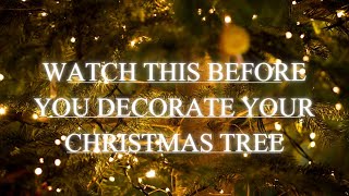 HOW TO ADD RIBBON TO YOUR CHRISTMAS TREE  DECORATE WITH ME CHRISTMAS 2023 [upl. by Nerwal]