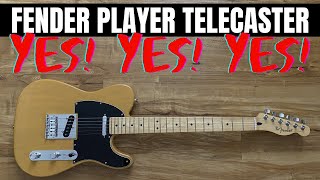 Fender Player Telecaster Review  A Purists Guitar with That Classic Tele Tone [upl. by Quirita]