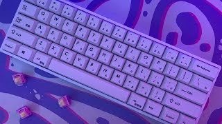 Lubed Banana Split Sound Test  GK61X Keyboard Kit [upl. by Mcmath173]