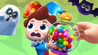 Who Took the Halloween Gumballs  Halloween Songs  Nursery Rhymes amp Kids Songs  BabyBus [upl. by Natala]