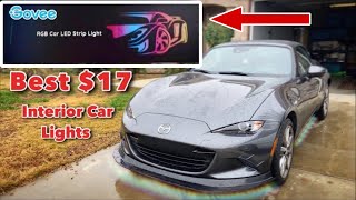 How to Install Govee Interior LED Lights in Minutes Easy Install 2023 [upl. by Notsuj]