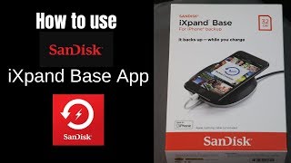 How to use Sandisk iXpand Base App [upl. by Estas]