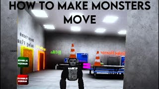 How to make monsters move in private lobby Scary baboon [upl. by Ambrosi438]