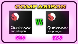 Snapdragon 695 5G Vs Snapdragon 888  full comparison  Pro Vs Noob [upl. by Corby]