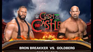 WWE 2K24 Goldberg vs Bron Breakker [upl. by Noak]