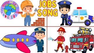 Job Song For Kids  What Do You Want To Be  Professions Song For Toddlers  Childrens Learning [upl. by Garnett]