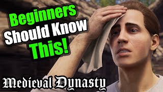 10 ESSENTIAL Beginner Tips for Medieval Dynasty Medieval Dynasty 101 [upl. by Gustavo]