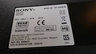 How to replace the faulty backlights on a Sony KD55XH8196 [upl. by Galatia]