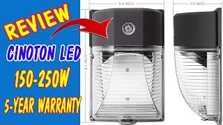 CINOTON LED Wall Pack Light 26W 3000lm 5000K review [upl. by Leirua]