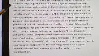 Remodelage santé du tissu adipeux souscutané abdominal par le sport part 1 de 2 [upl. by Koressa]