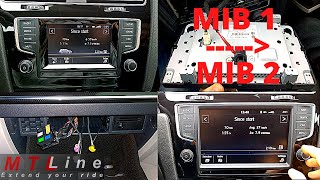 Retrofit of Discover Pro MIB2 with AppConnect to VW Golf 7 MY2015 [upl. by Faunie]