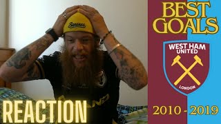 BEST GOALS OF THE DECADE for West Ham reaction [upl. by Oilasor]