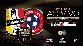 CAMPEONATO CATARINENSE SÉRIE OURO 2023  2ª FASE  Blumenau Futsal X Joaçaba Futsal [upl. by Yedok]