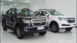 2023 Dongfeng Rich6 23L Turbo 163hp Black color  Double Cap Pickup  Details Exterior Interior [upl. by Annayt]