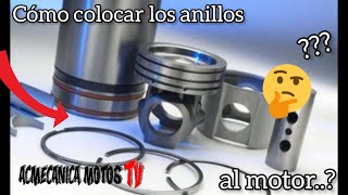 Cosas y precauciones que debes saber cuando instalas los anillos de un motor [upl. by Dnaletak]