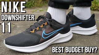 NIKE DOWNSHIFTER 11 REVIEW  On feet comfort weight breathability and price review [upl. by Notnert7]